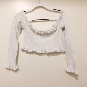 Nastygal cropped long sleeve